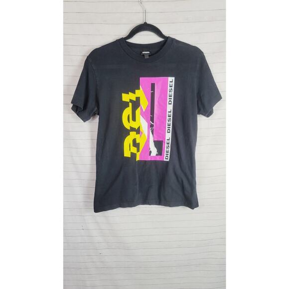 Diesel Print T-DIEGO-YA T-shirt, sz Medium - Picture 9 of 9